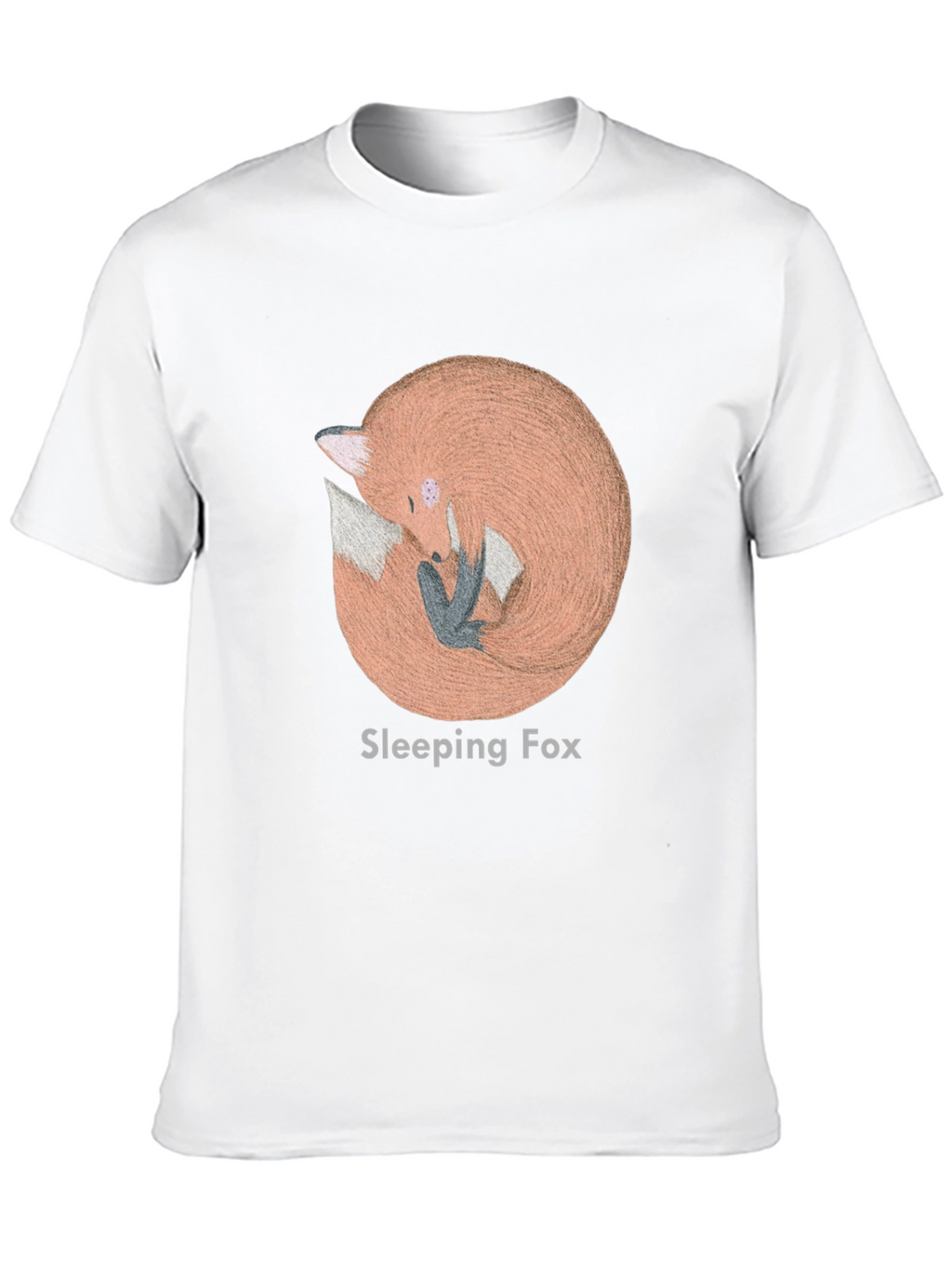 Sleeping Fox Graphic T-Shirt - Soft & Stylish