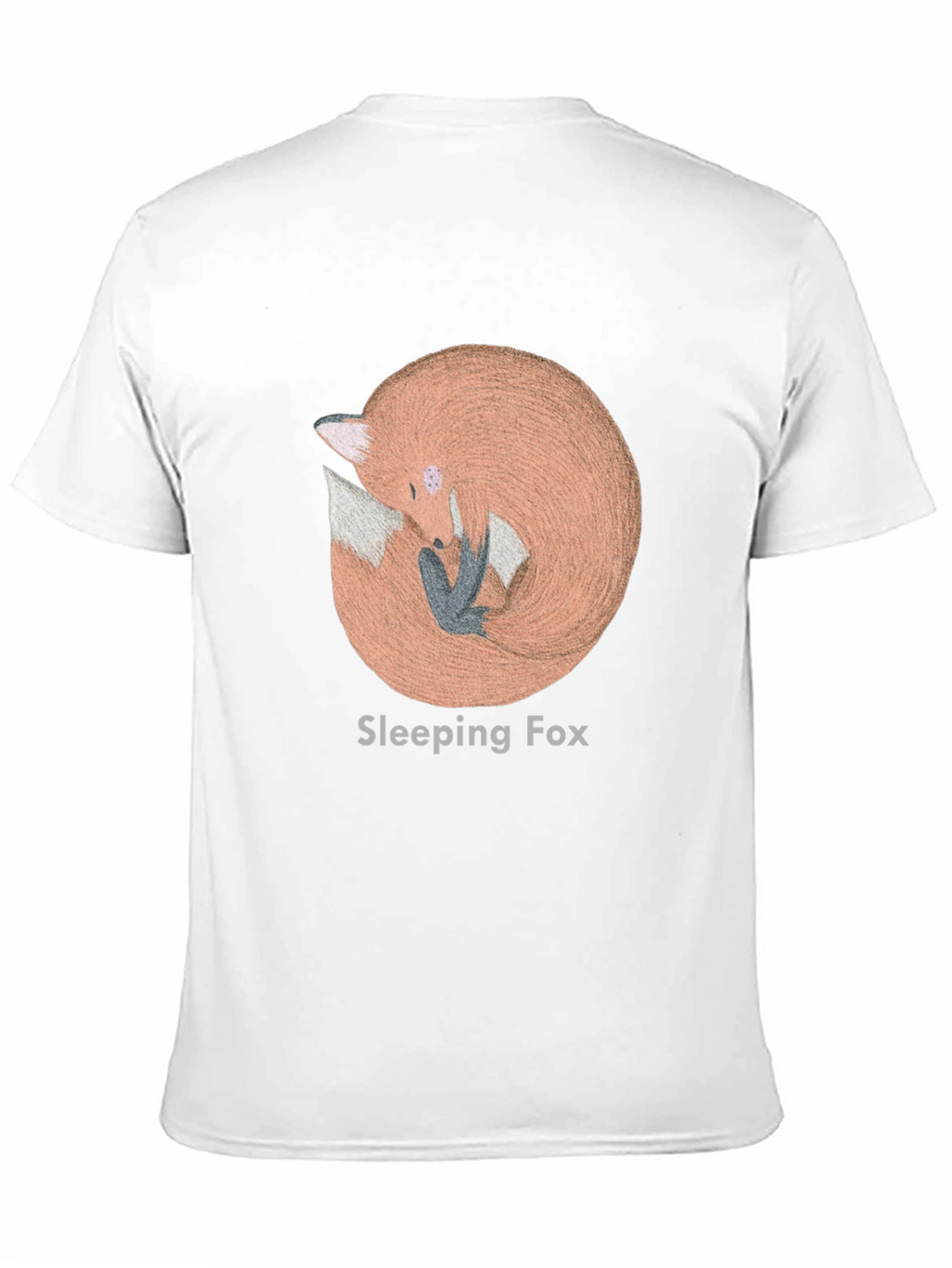 Sleeping Fox Graphic T-Shirt - Soft & Stylish