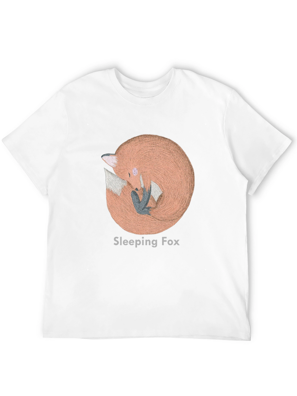 Sleeping Fox Graphic T-Shirt - Soft & Stylish