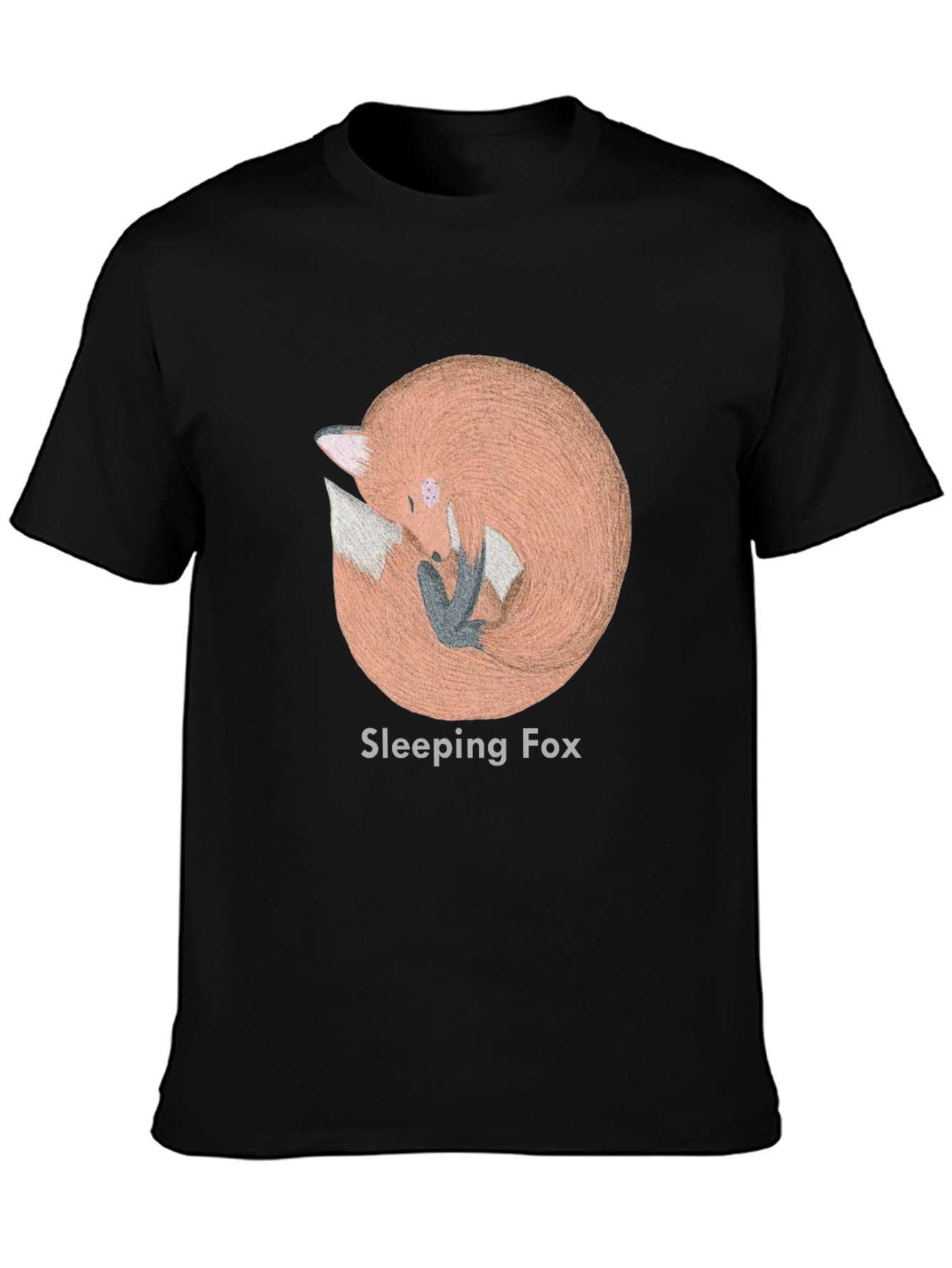 Sleeping Fox Graphic T-Shirt - Soft & Stylish