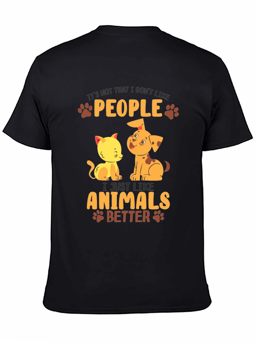 Animal Lover T-Shirt: People? I Like Animals Better!