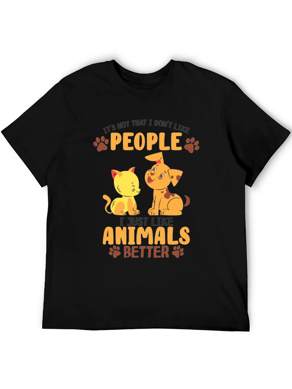 Animal Lover T-Shirt: People? I Like Animals Better!