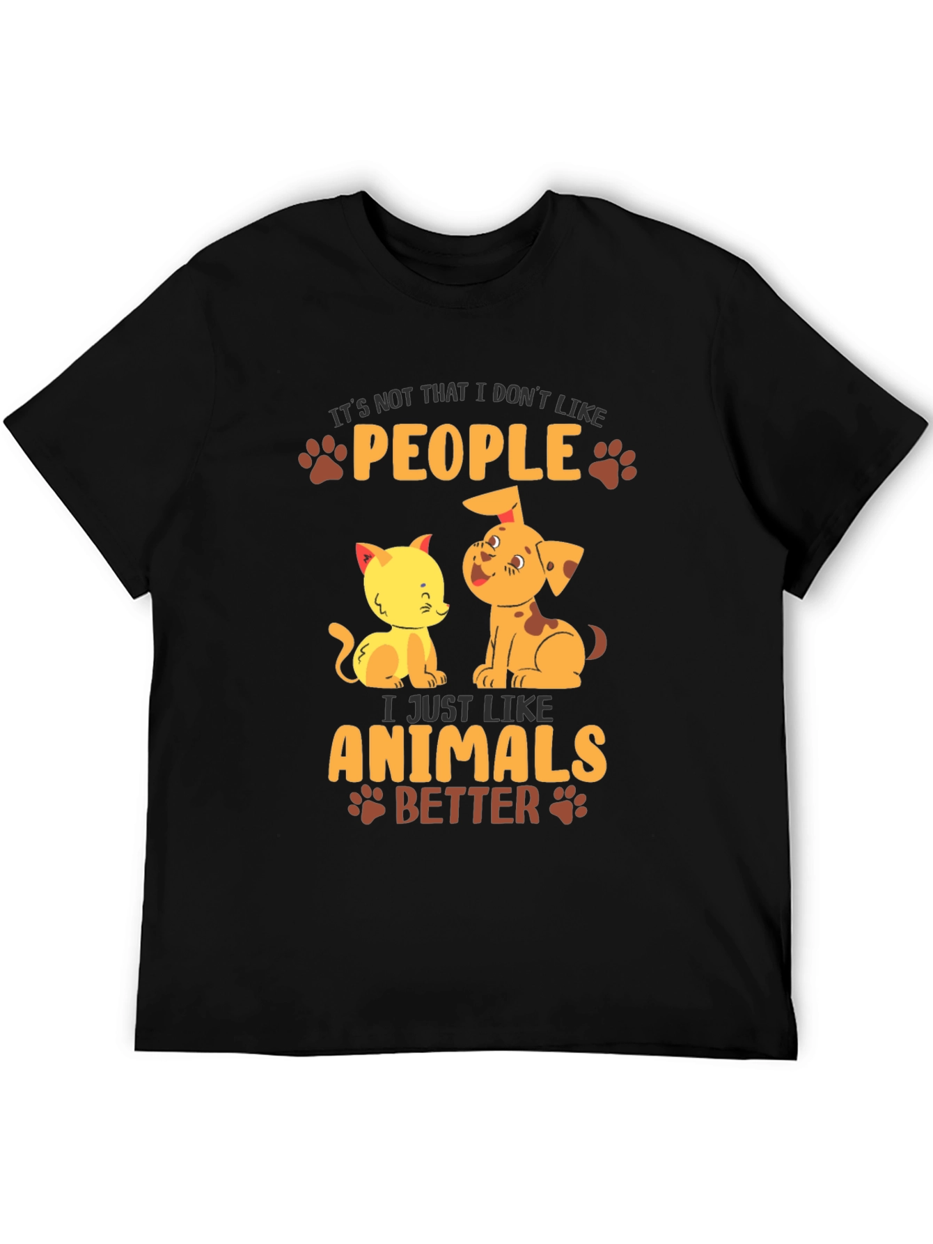 Animal Lover T-Shirt: People? I Like Animals Better!