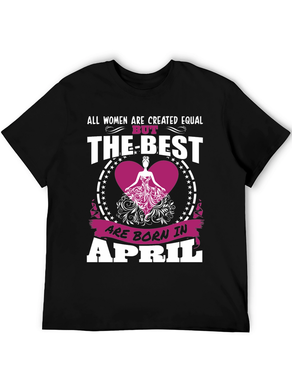 Born in April Womens T-Shirt