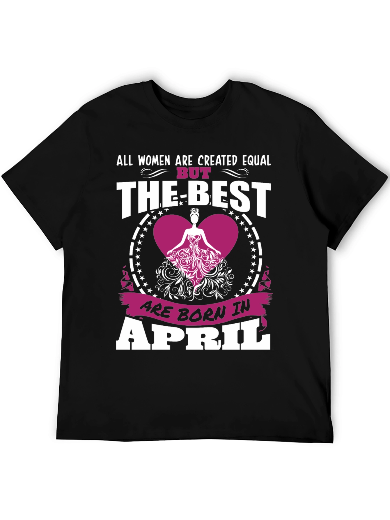 Born in April Womens T-Shirt