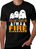 Funny Halloween Fire Inspector T-Shirt