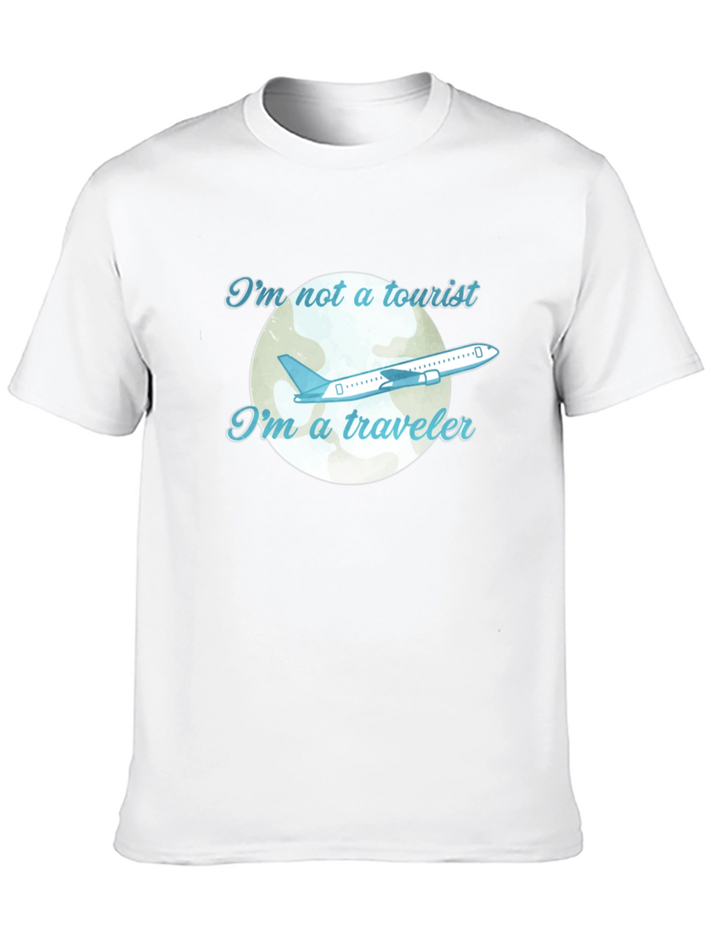 Traveler Graphic Tee - Airplane Design