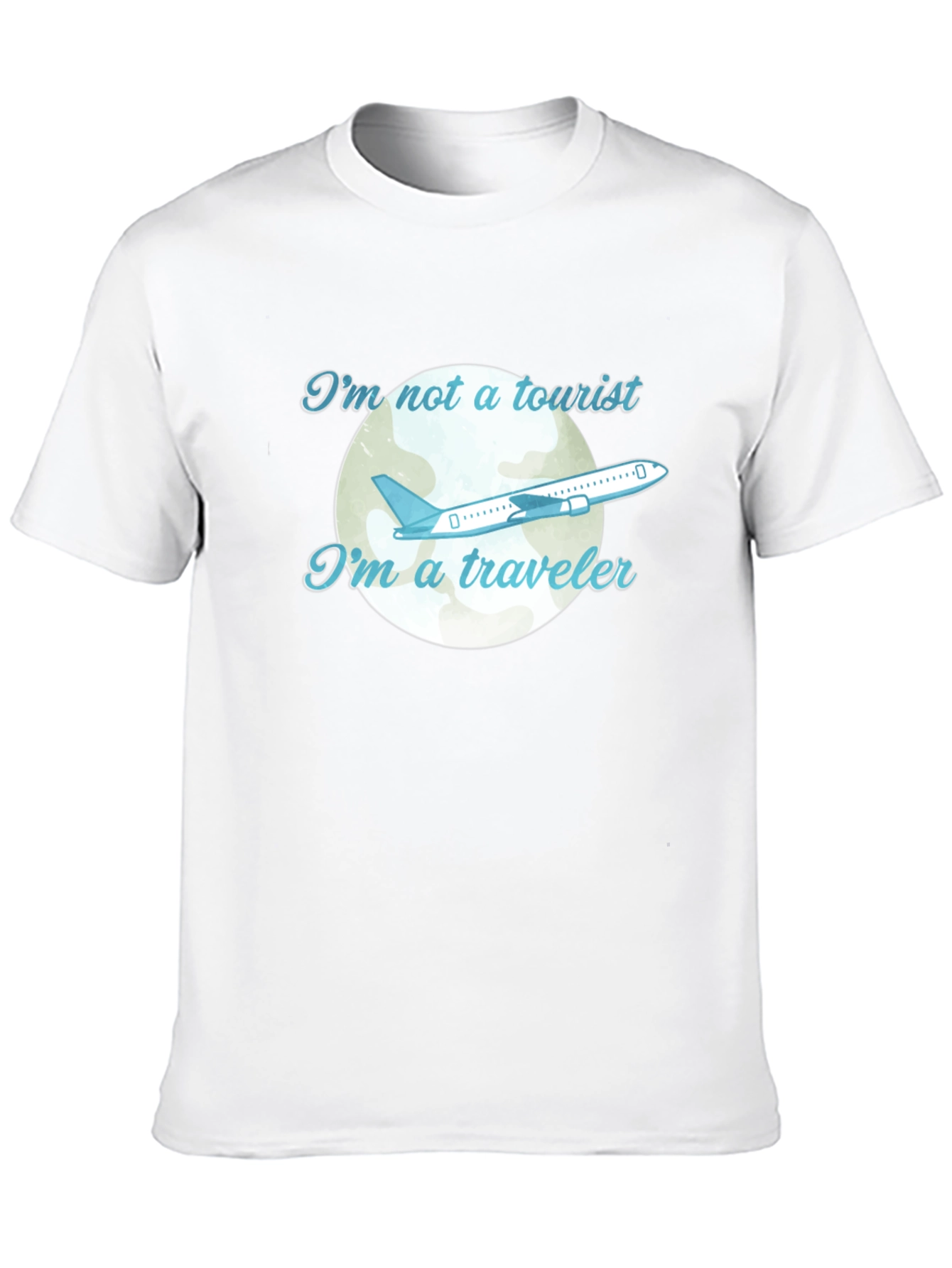 Traveler Graphic Tee - Airplane Design