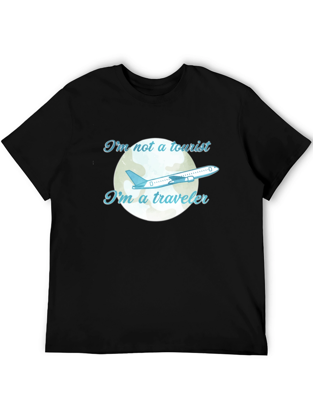 Traveler Graphic Tee - Airplane Design