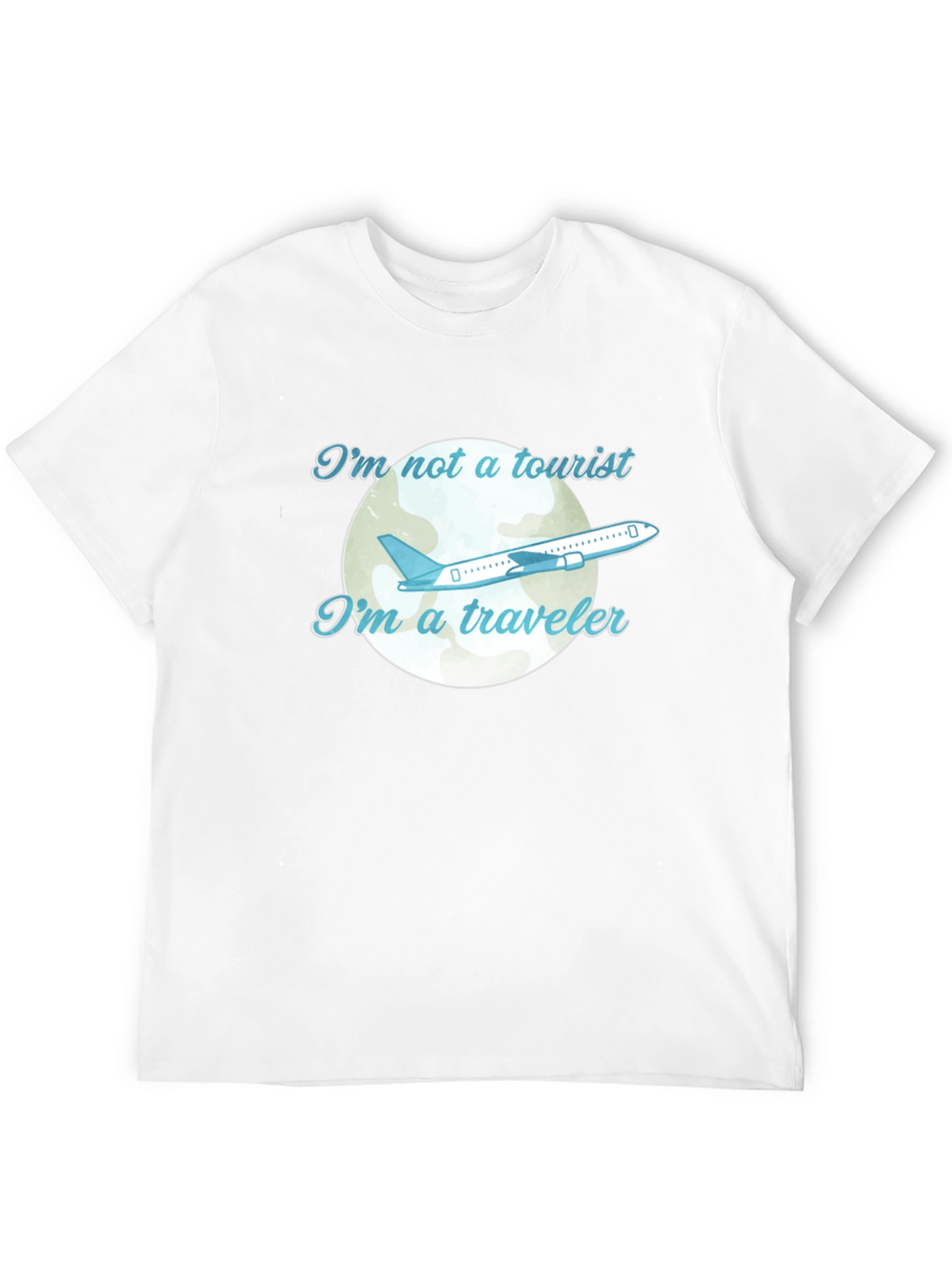 Traveler Graphic Tee - Airplane Design