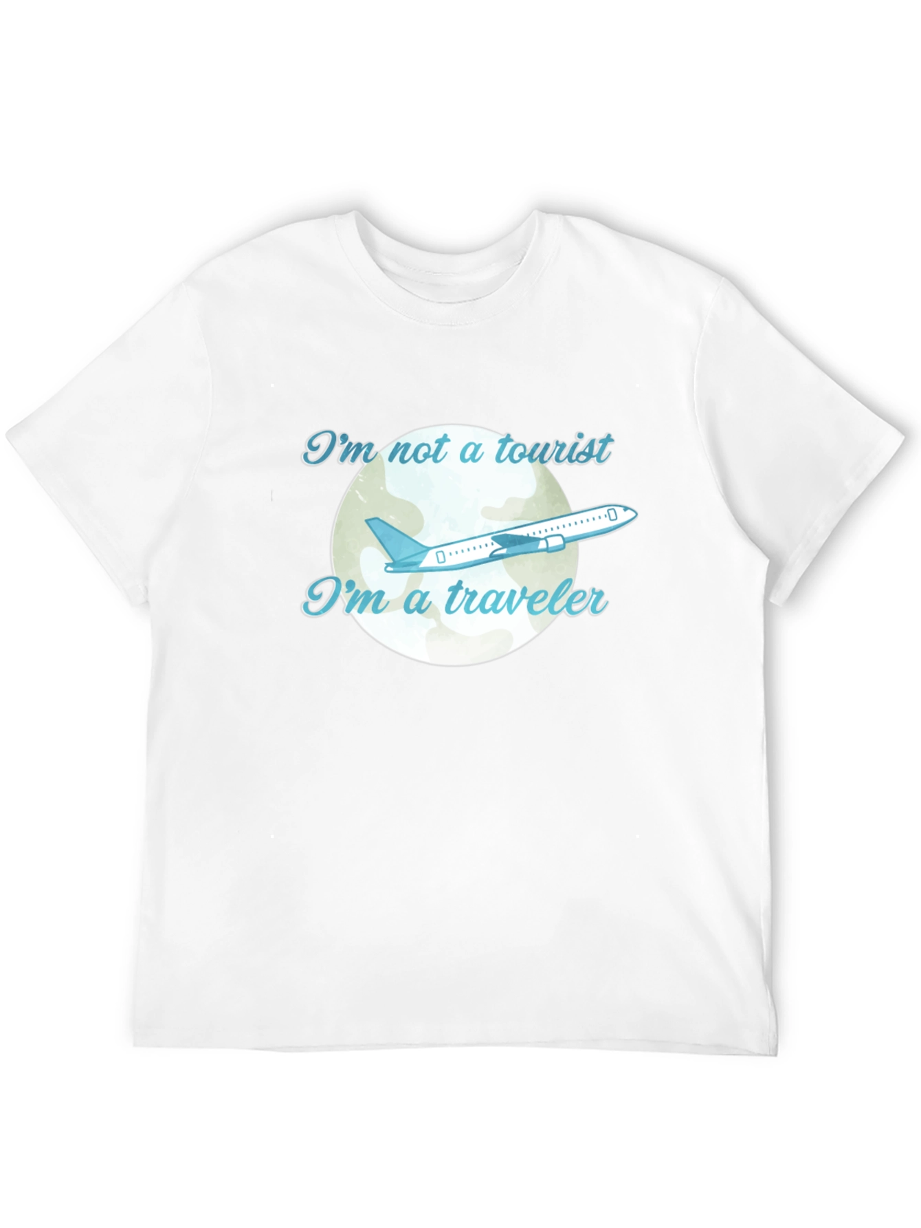 Traveler Graphic Tee - Airplane Design