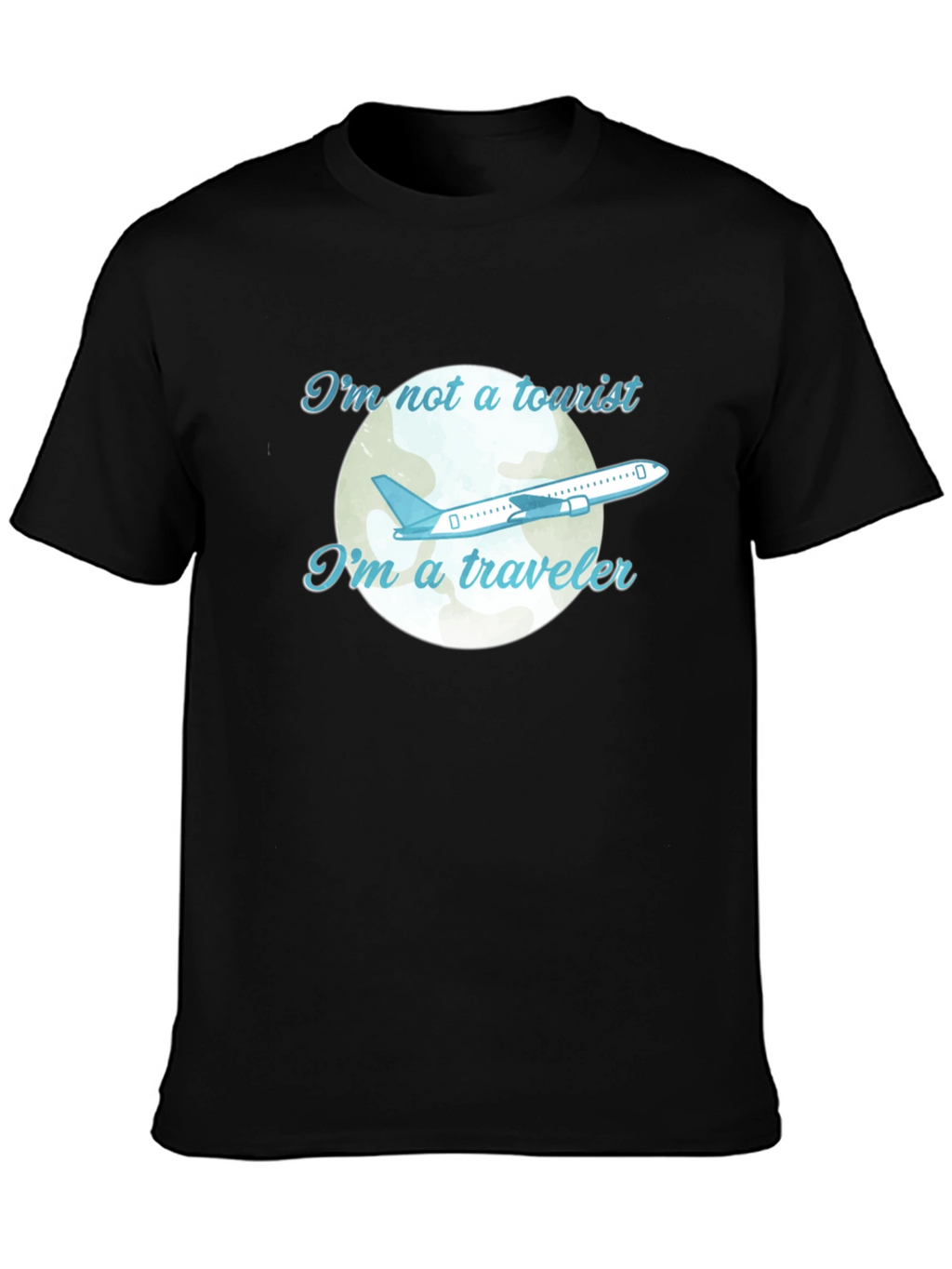 Traveler Graphic Tee - Airplane Design