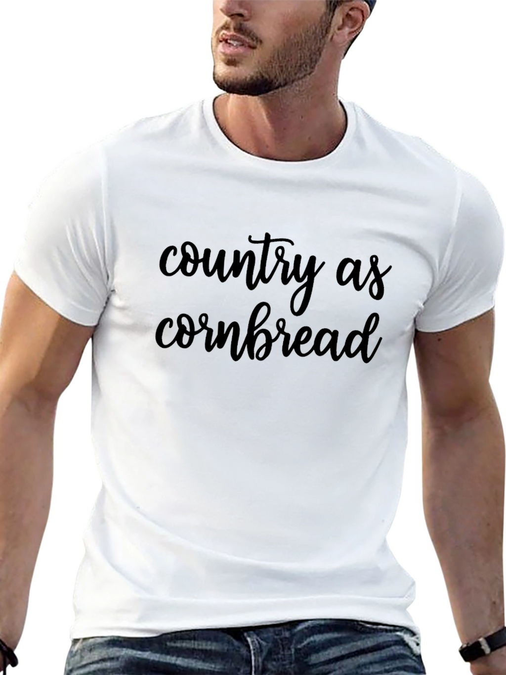 Country as Cornbread Graphic T-Shirt