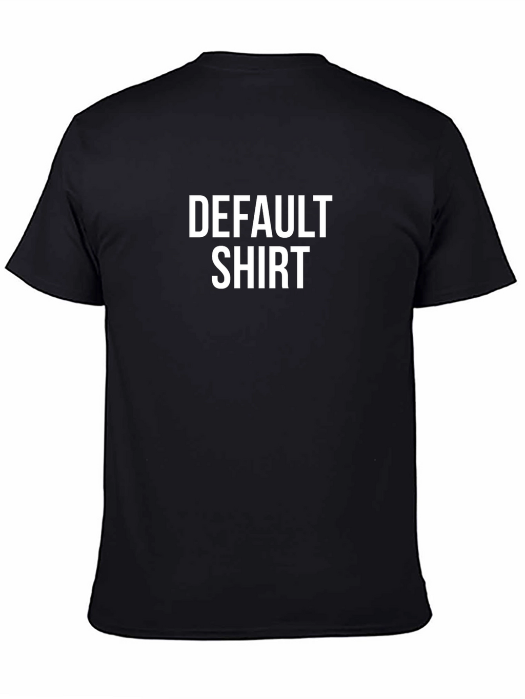 Default Shirt - Mens Black Tee