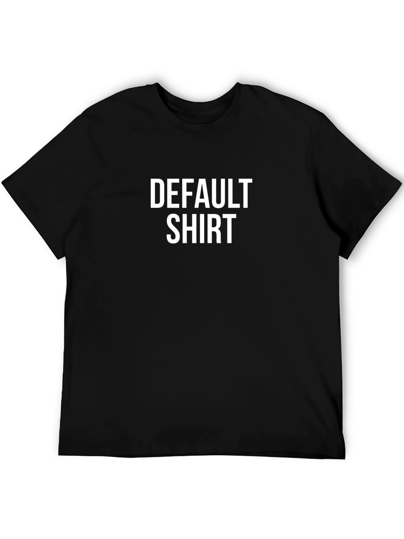 Default Shirt - Mens Black Tee