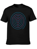 Spiral Labyrinth Graphic Tee - Stylish Casual Wear