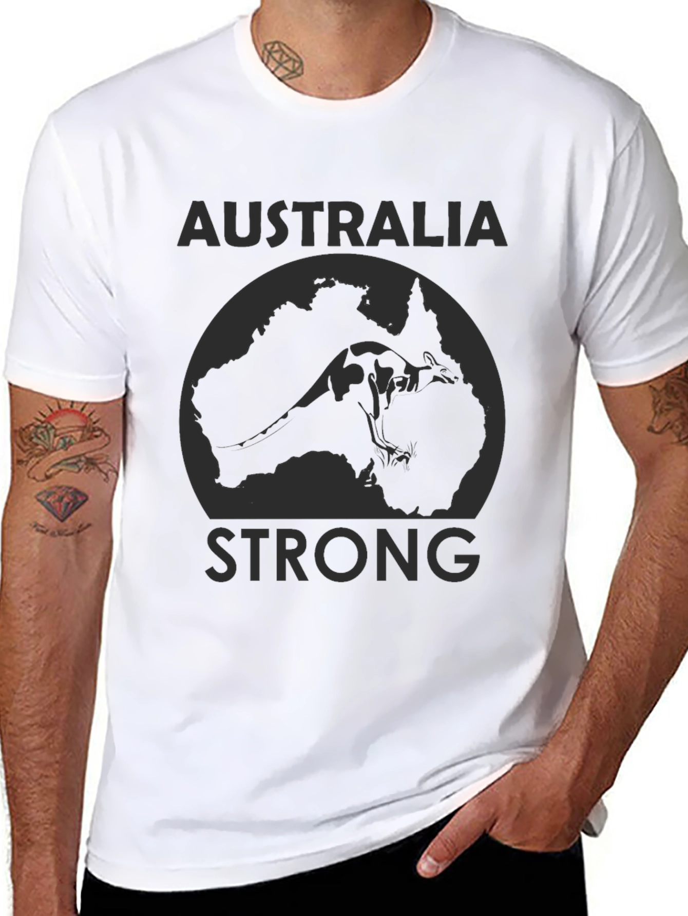 Australia Strong Graphic T-Shirt