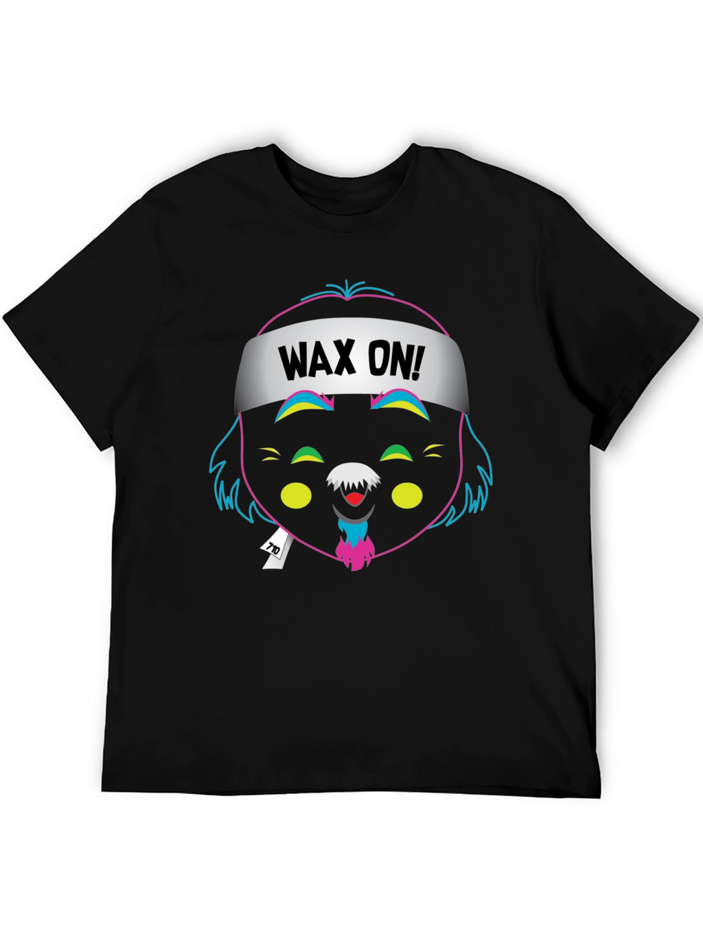 Wax On Cartoon Graphic T-Shirt