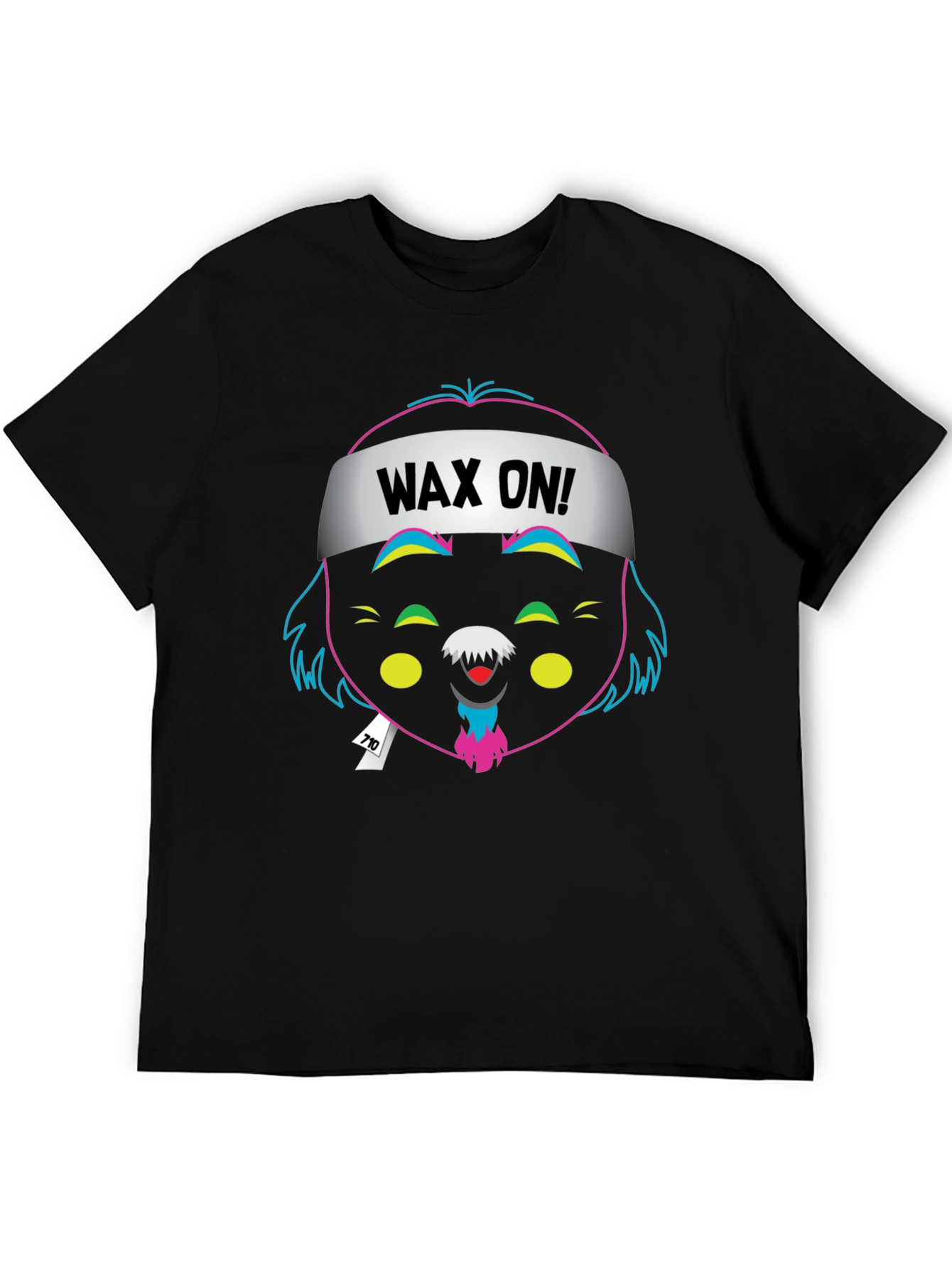 Wax On Cartoon Graphic T-Shirt