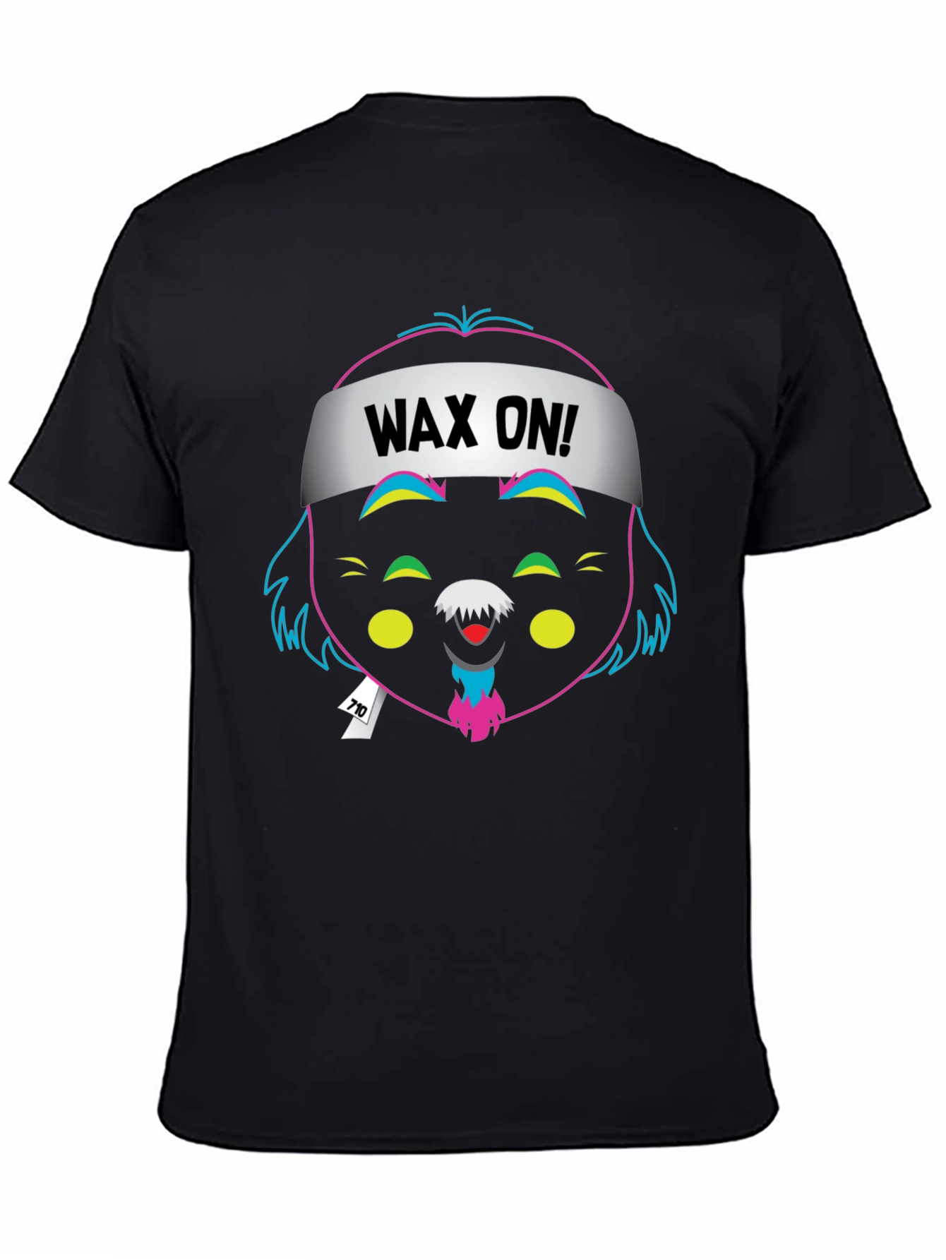 Wax On Cartoon Graphic T-Shirt