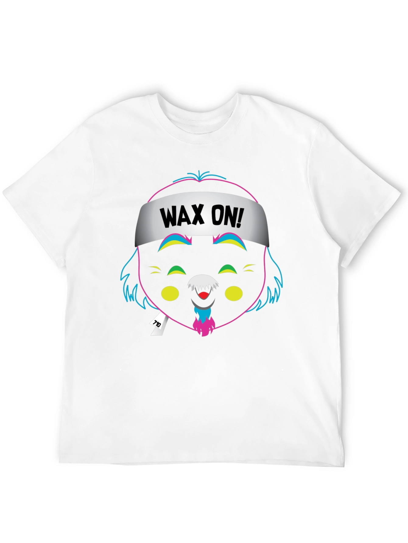 Wax On Cartoon Graphic T-Shirt