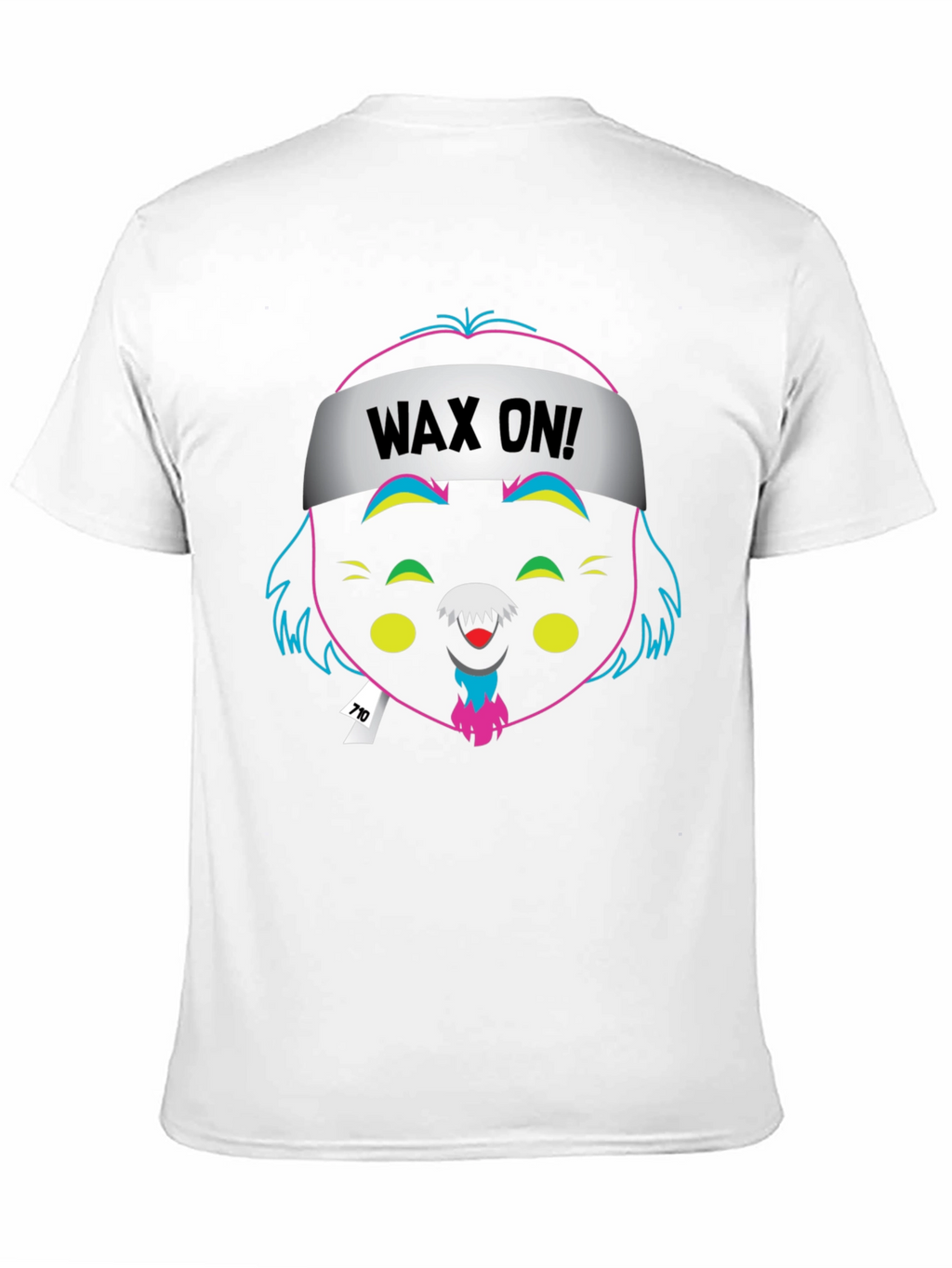 Wax On Cartoon Graphic T-Shirt