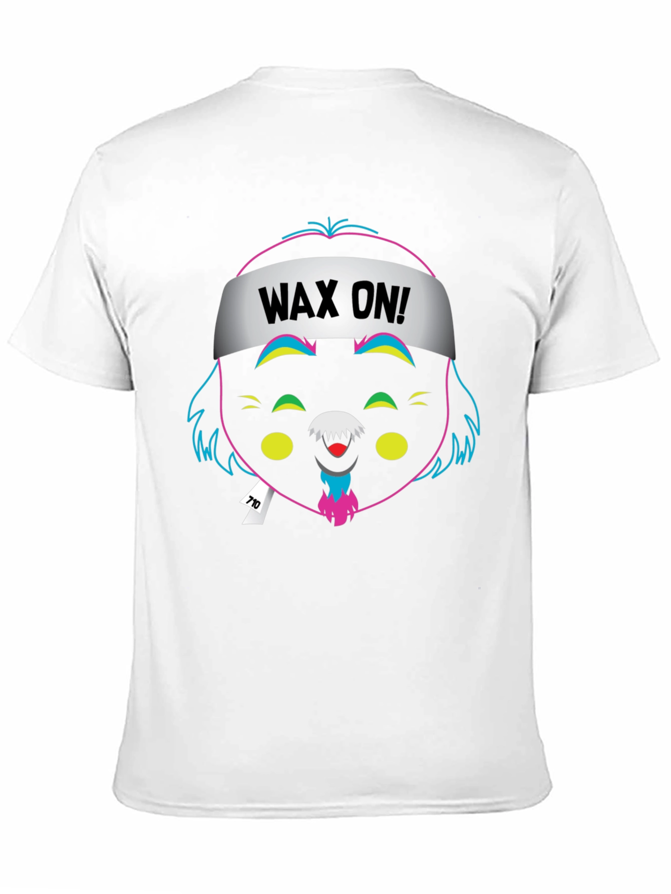 Wax On Cartoon Graphic T-Shirt