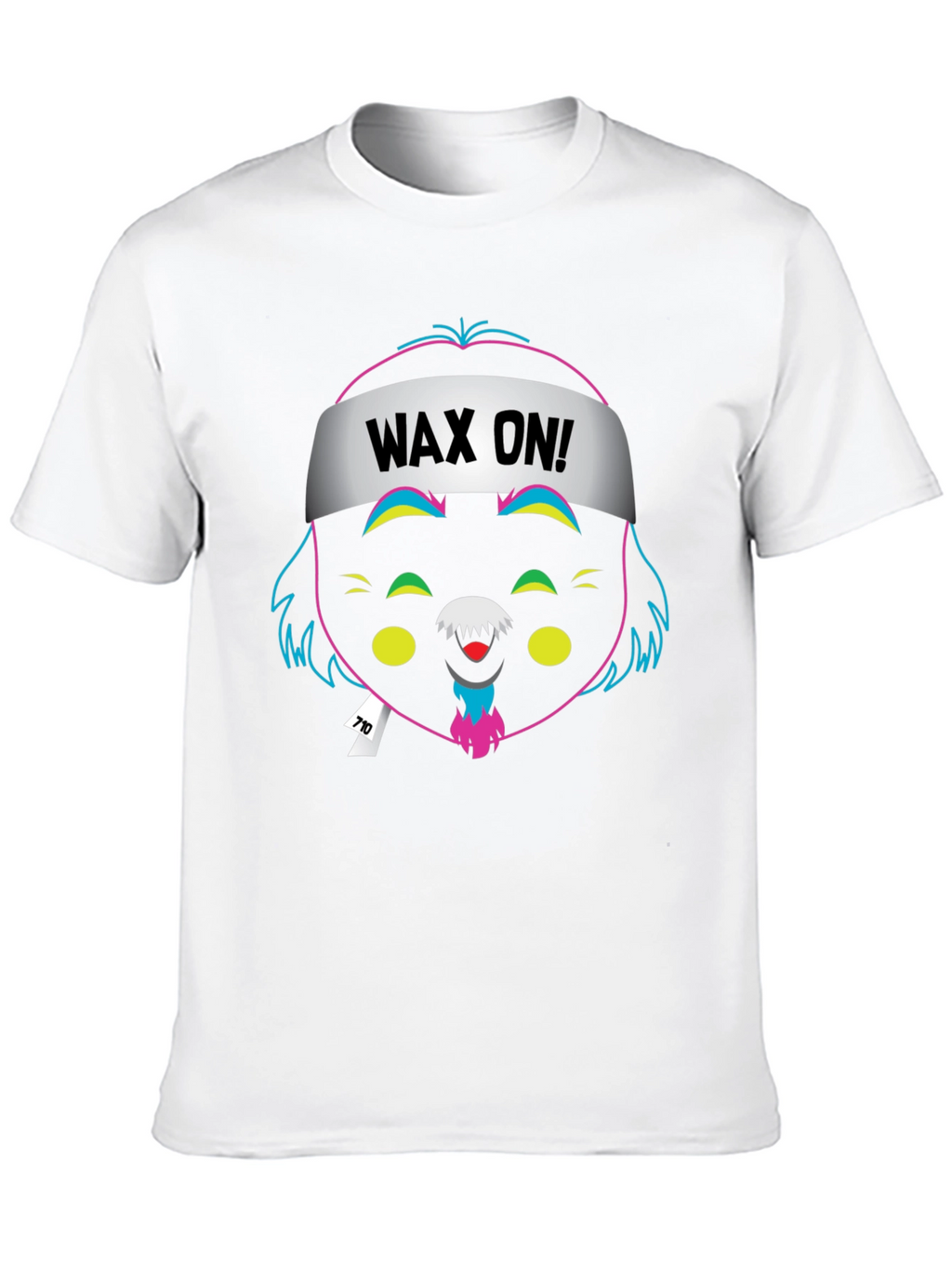 Wax On Cartoon Graphic T-Shirt