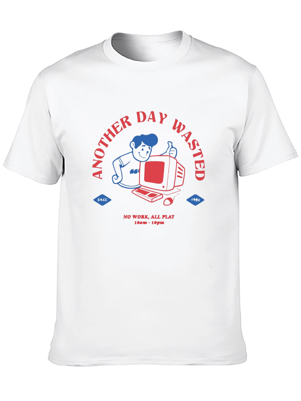 Another Day Wasted Retro Gamer T-Shirt
