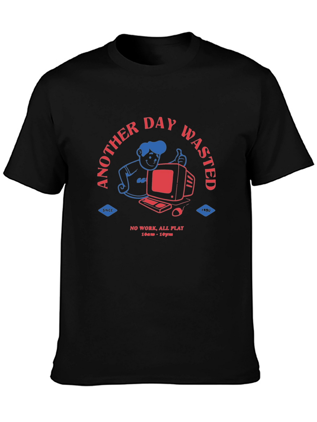 Another Day Wasted Retro Gamer T-Shirt