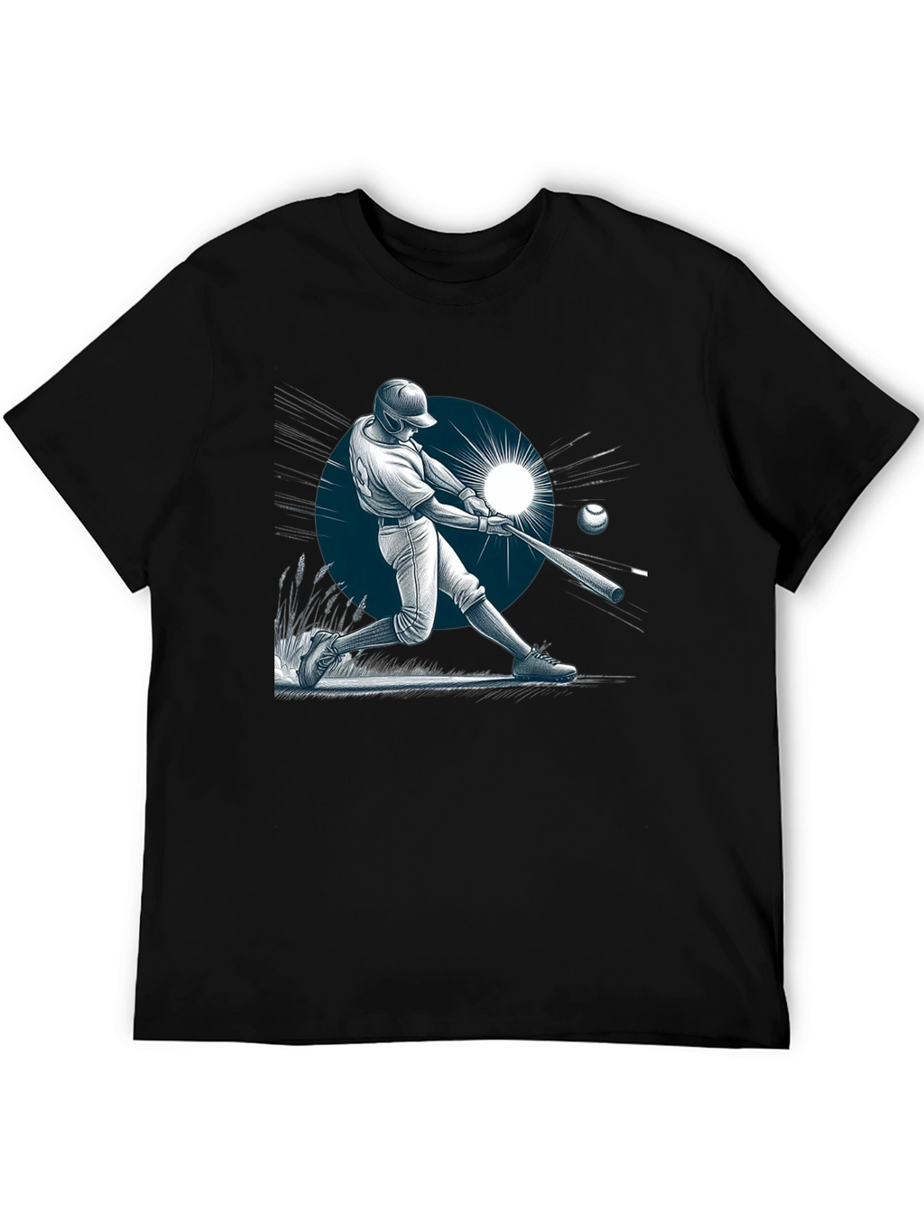 Baseball Batter Graphic Tee - Stylish Sports Apparel