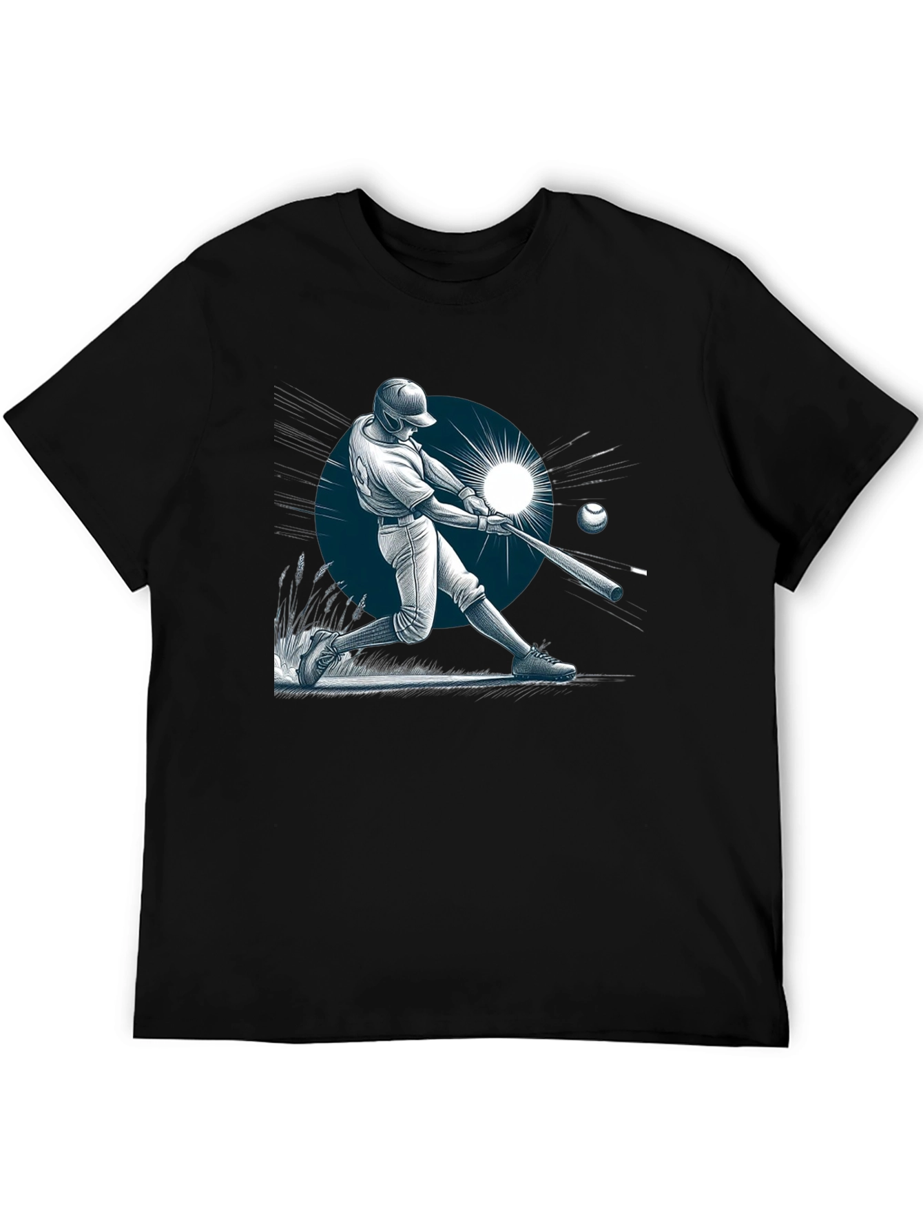 Baseball Batter Graphic Tee - Stylish Sports Apparel