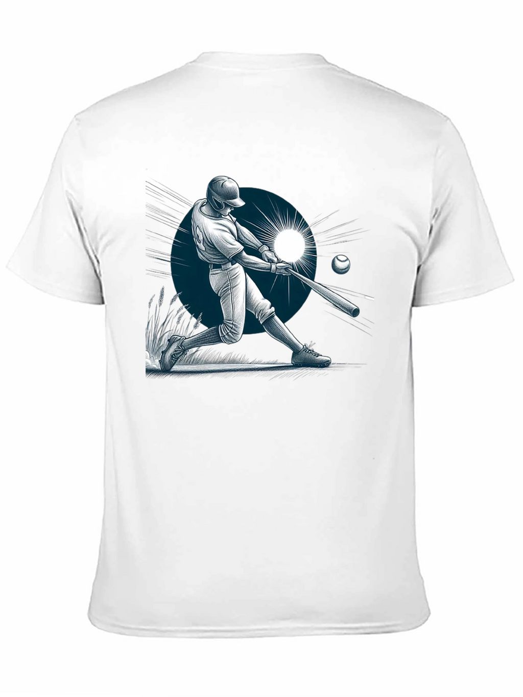 Baseball Batter Graphic Tee - Stylish Sports Apparel