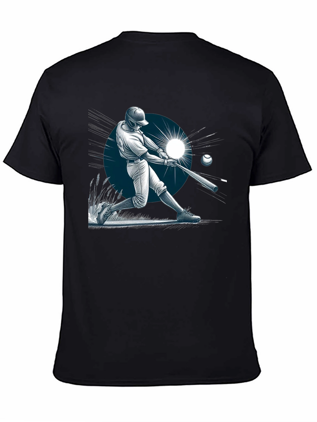 Baseball Batter Graphic Tee - Stylish Sports Apparel