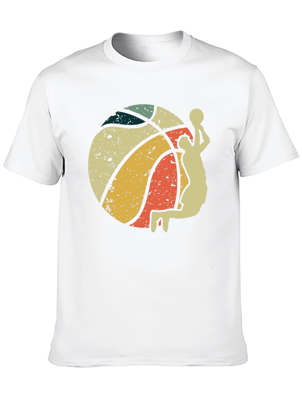 Retro Basketball Player Graphic T-Shirt