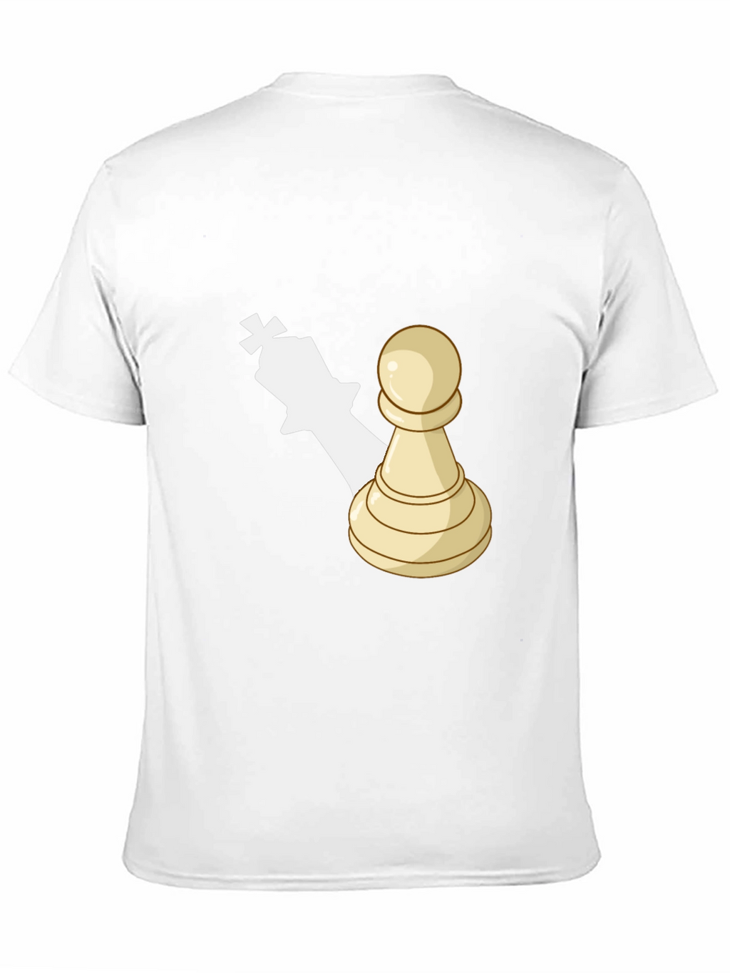 Chess Piece Graphic Tee - Pawn King Shadow