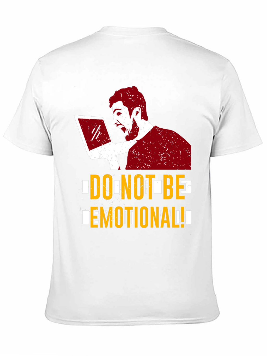 Do Not Be Emotional Graphic Tee - Black