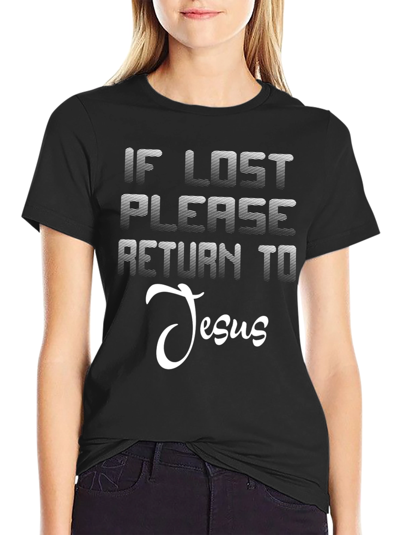 If Lost Return To Jesus T-Shirt - Christian Apparel