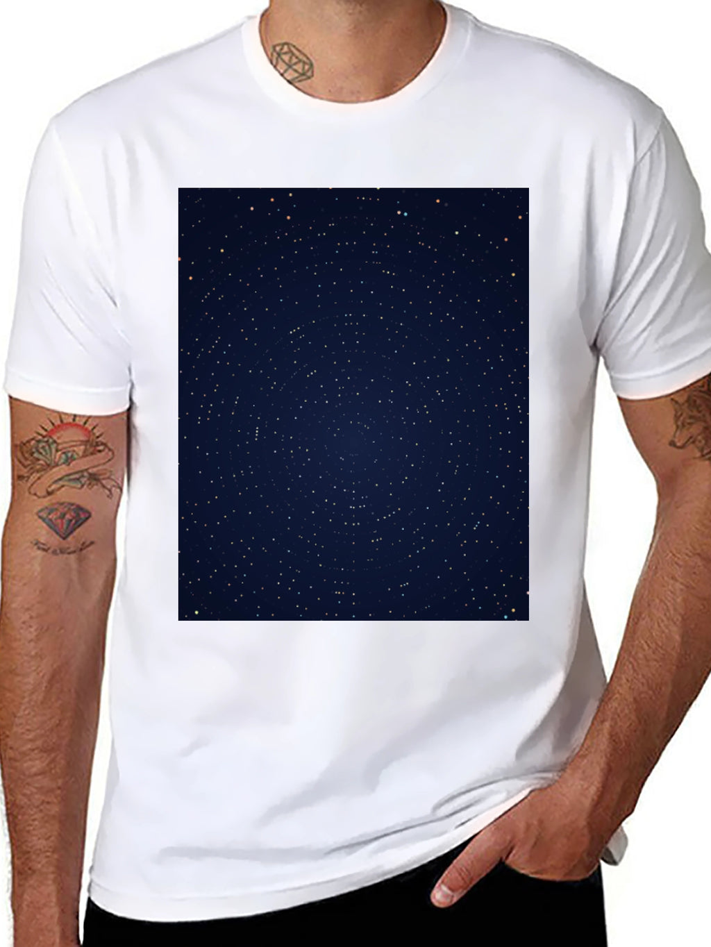 Starry Night Black T-Shirt
