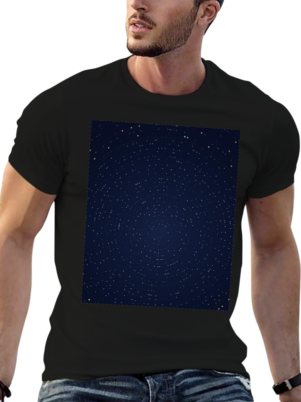 Starry Night Black T-Shirt