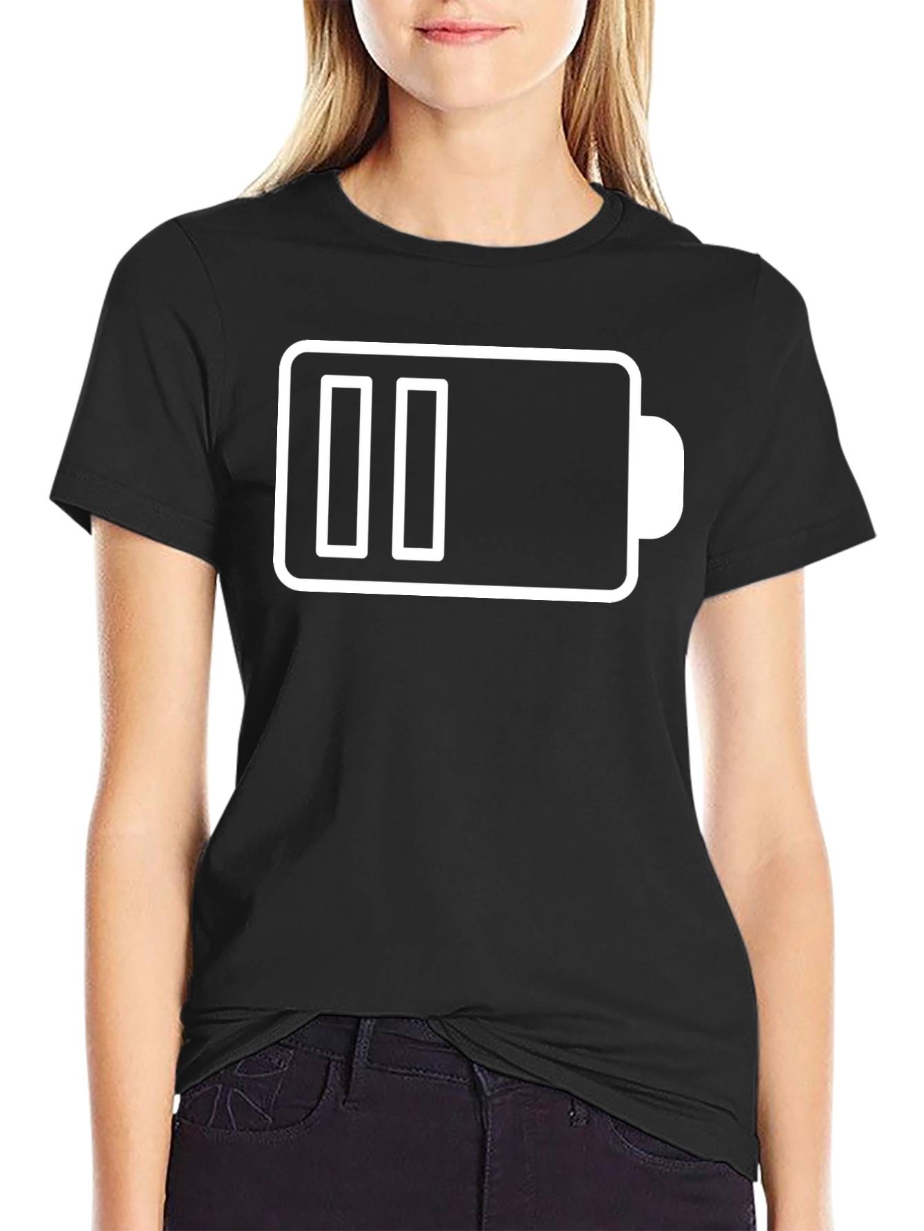 Low Battery T-Shirt - Funny Graphic Tee