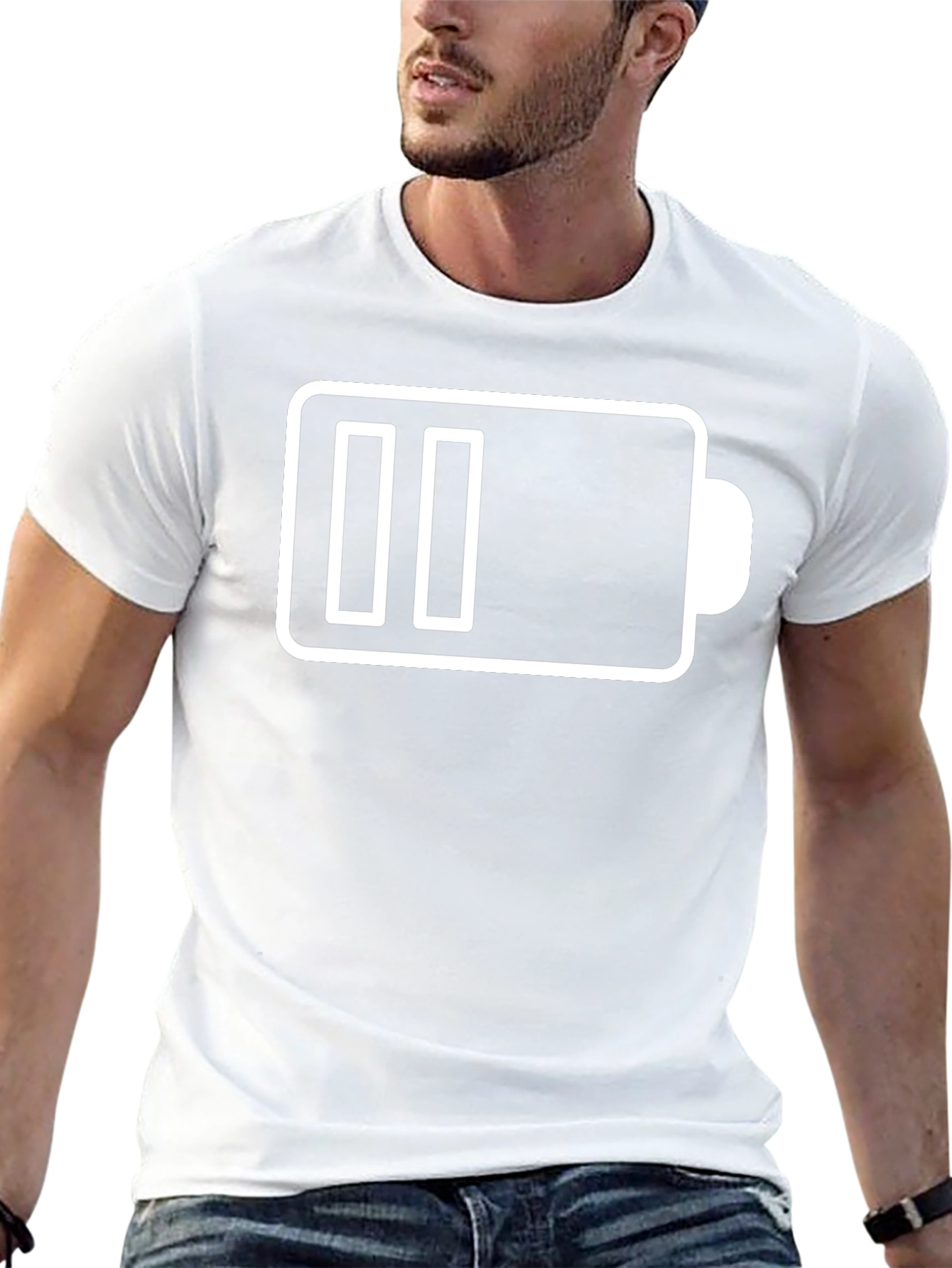 Low Battery T-Shirt - Funny Graphic Tee