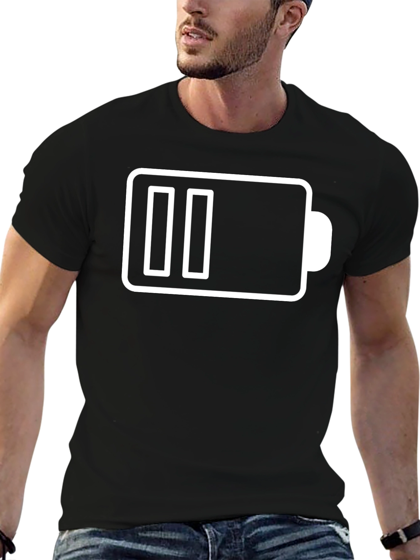Low Battery T-Shirt - Funny Graphic Tee