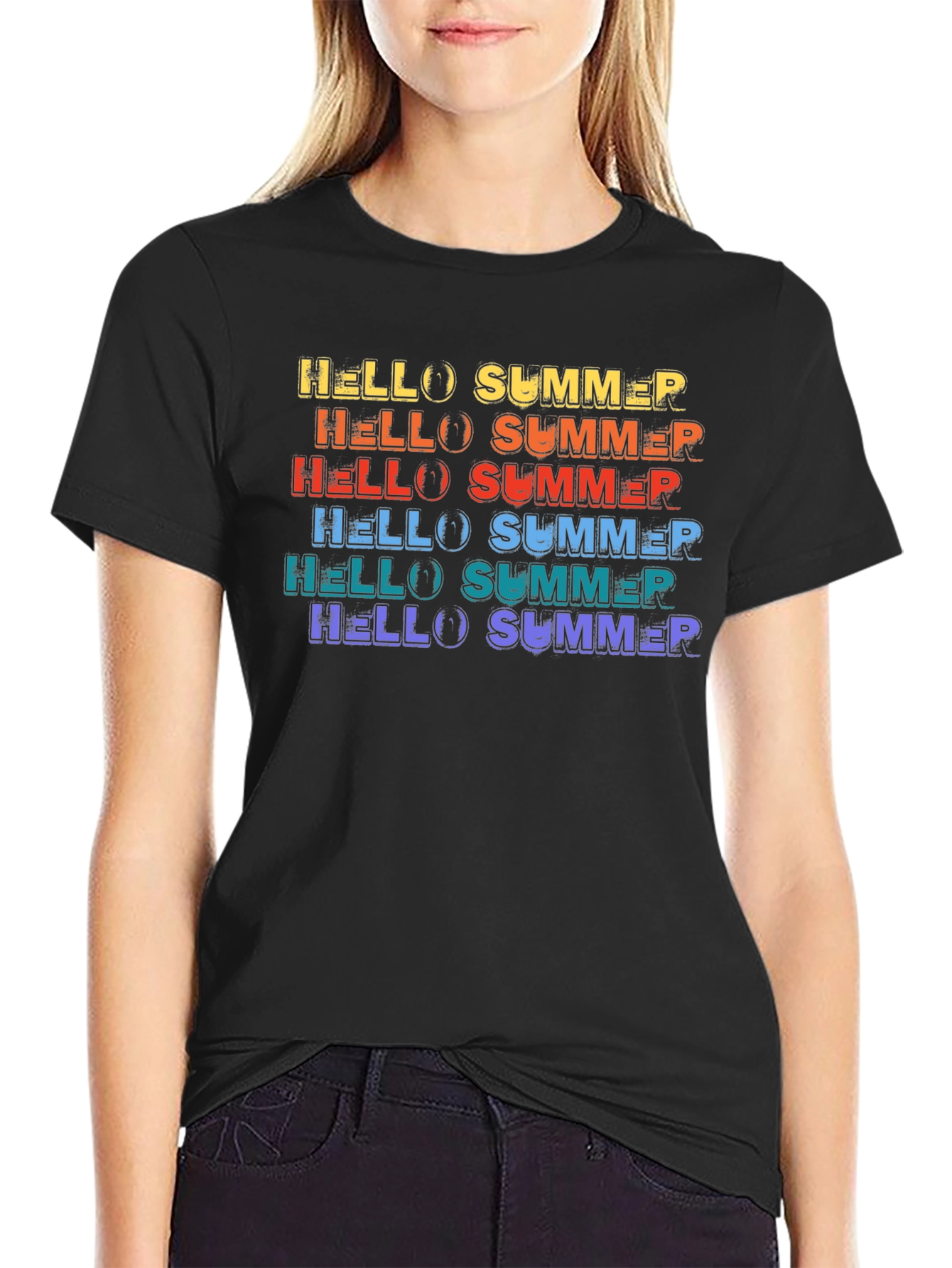 Hello Summer Rainbow T-Shirt