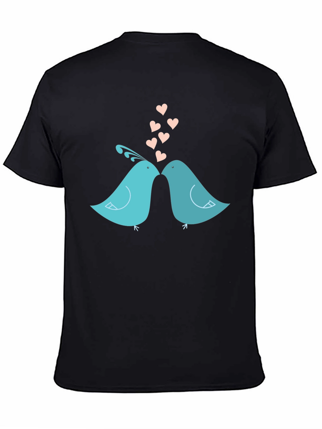 Lovebirds T-Shirt - Romantic Birds Design