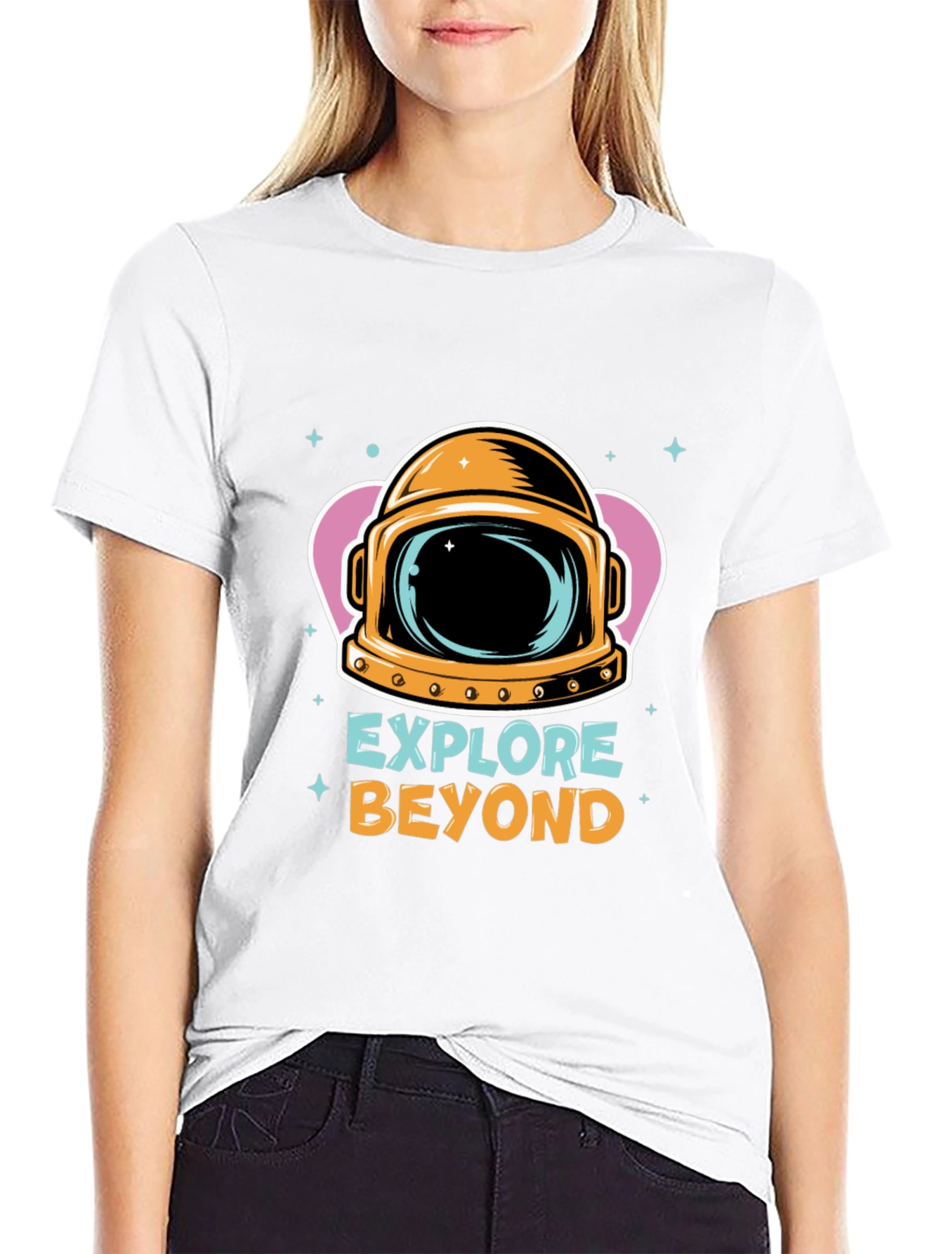 Explore Beyond Black Graphic T-Shirt