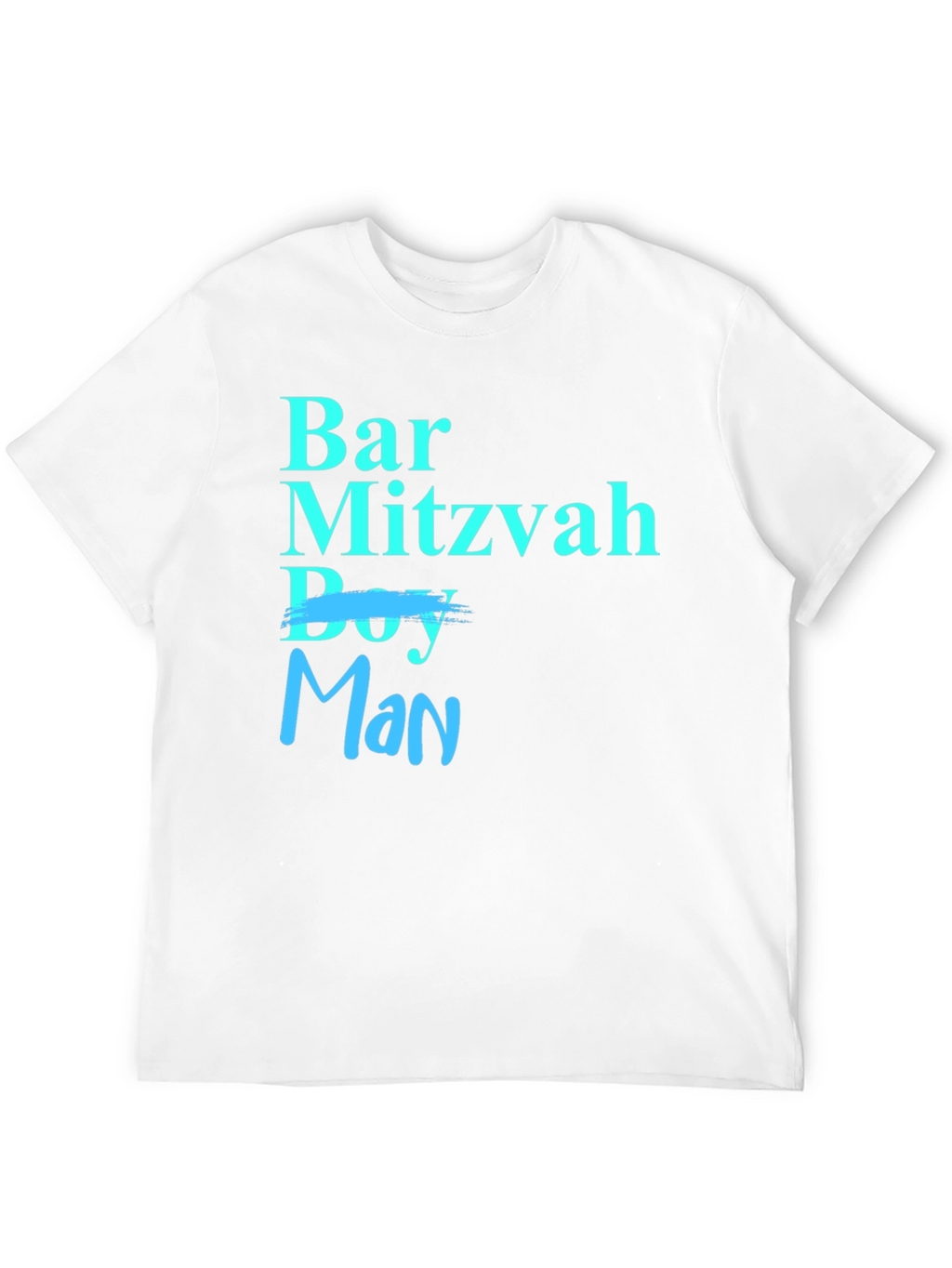 Bar Mitzvah Man T-Shirt - Celebrate Becoming a Man