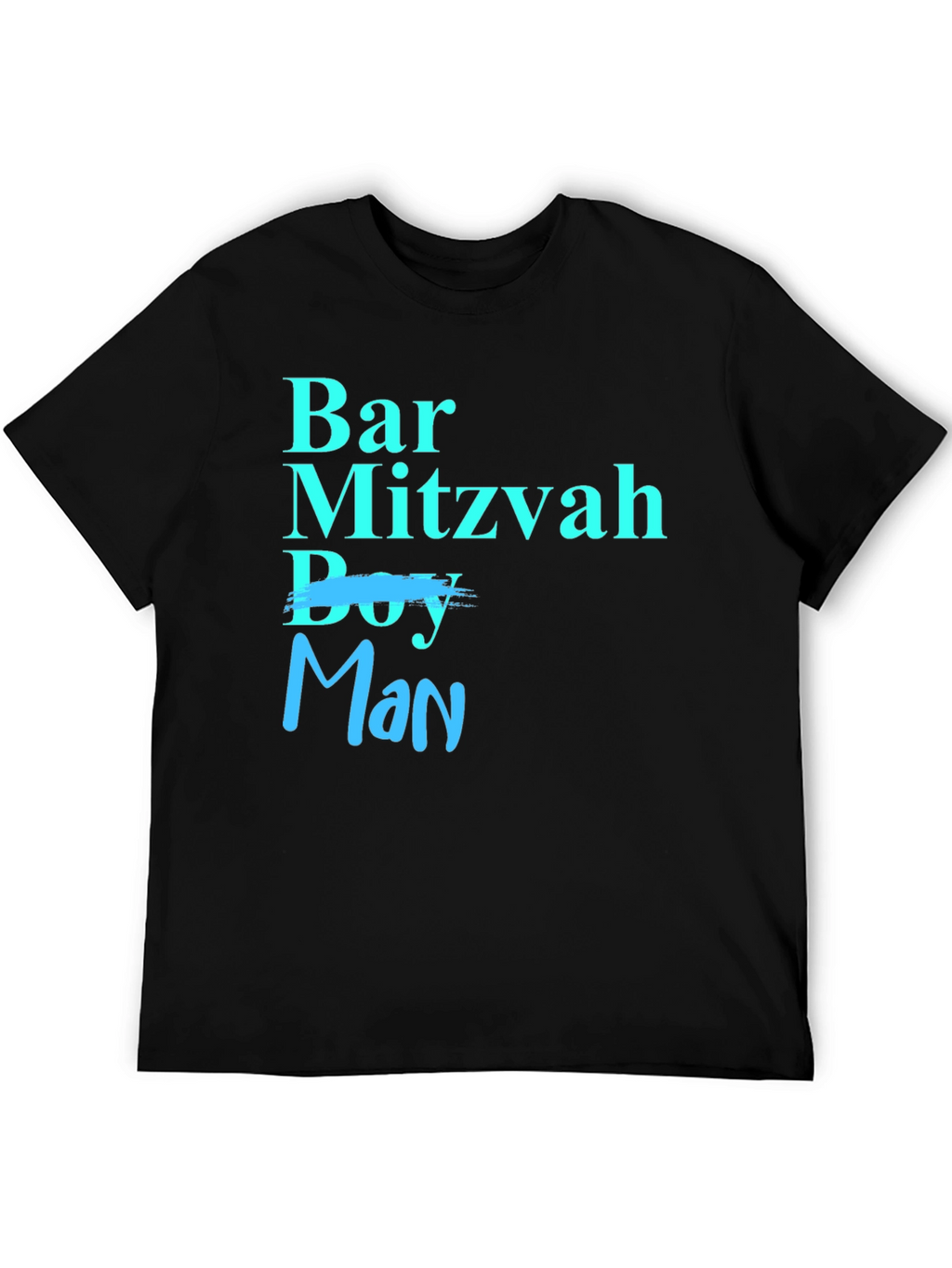 Bar Mitzvah Man T-Shirt - Celebrate Becoming a Man