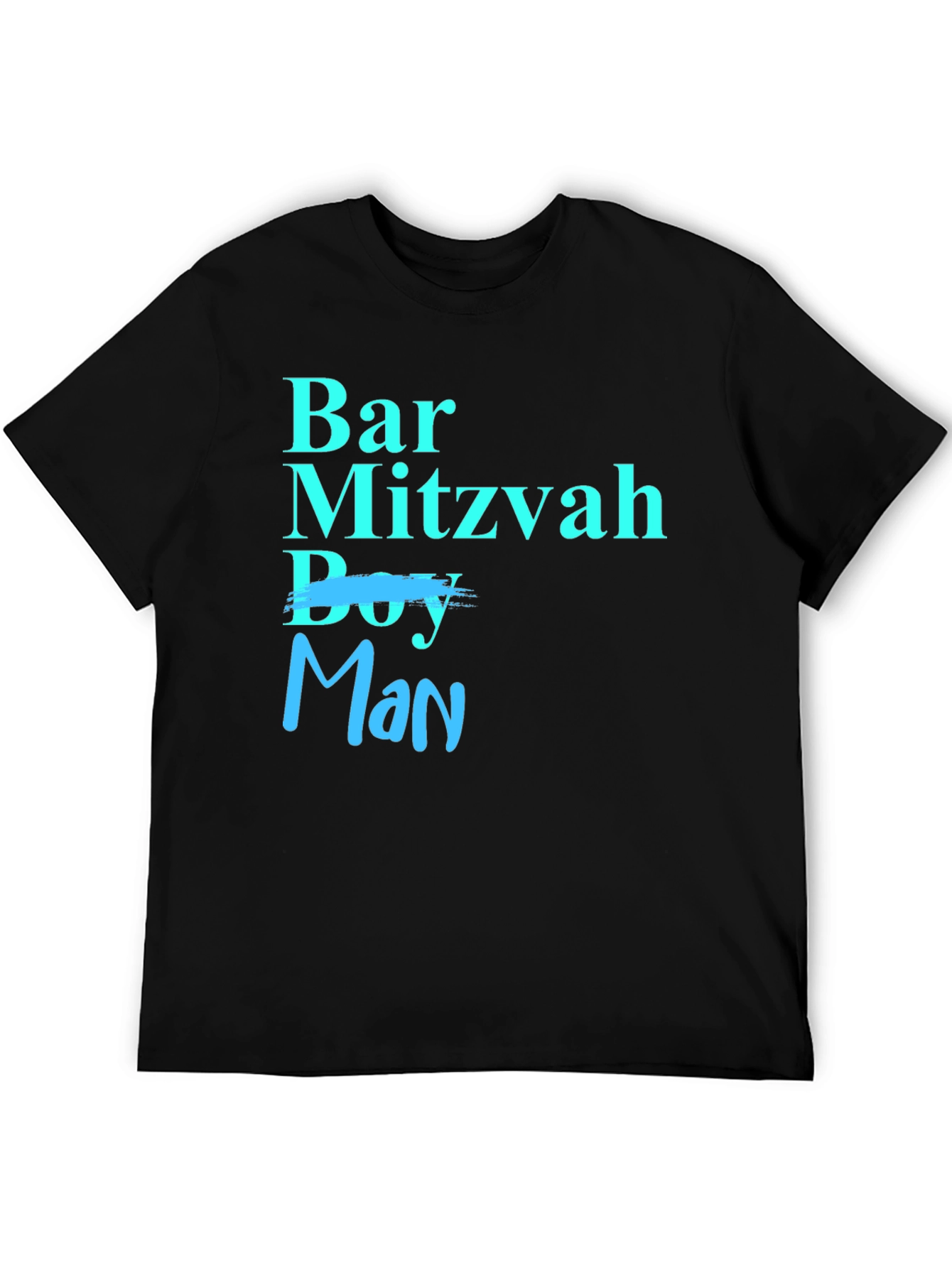 Bar Mitzvah Man T-Shirt - Celebrate Becoming a Man