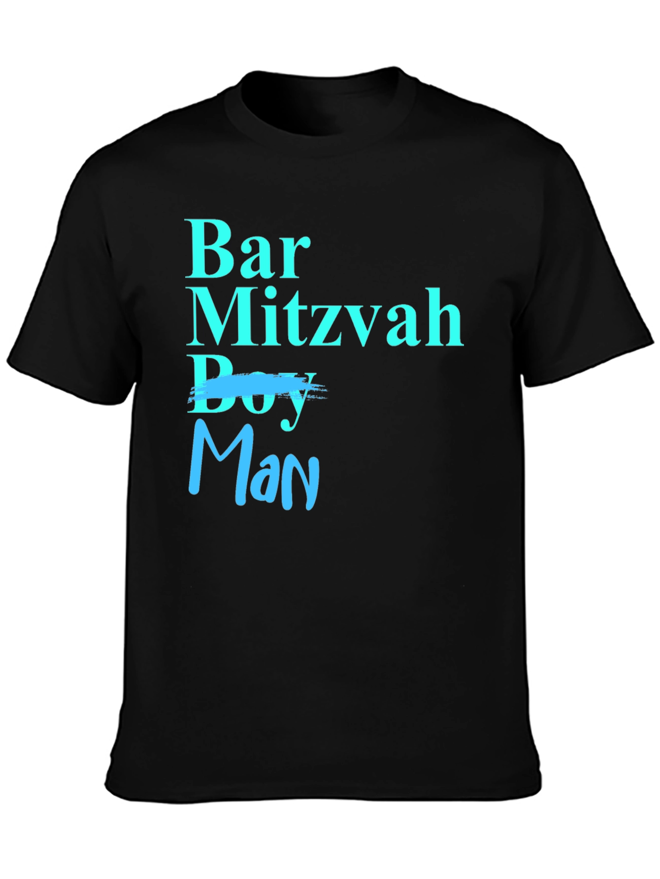 Bar Mitzvah Man T-Shirt - Celebrate Becoming a Man